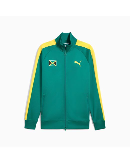 PUMA Green X Jamaica T7 Always On Track Jacket Highlands/Jamaica for men