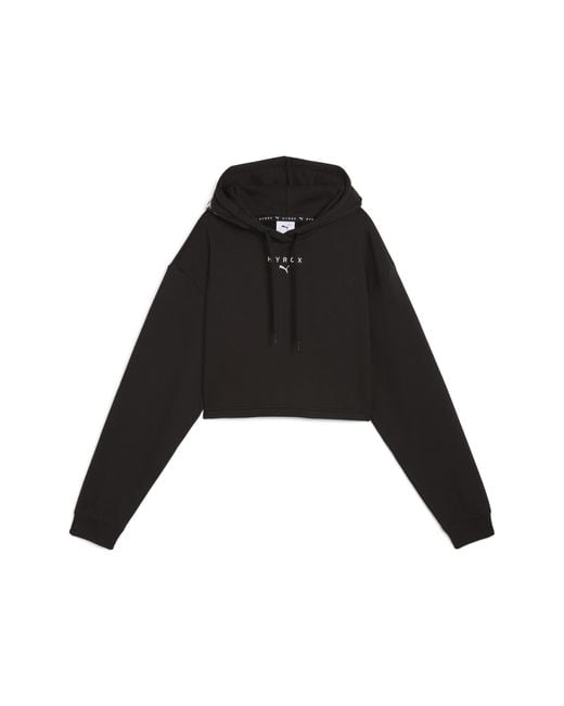 PUMA Black X Hyrox Heavyweight Hoodie Damen