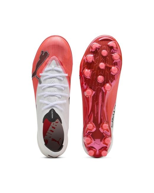 PUMA Pink Ultra Nitro 7 Ultimate Ag Football Boots for men
