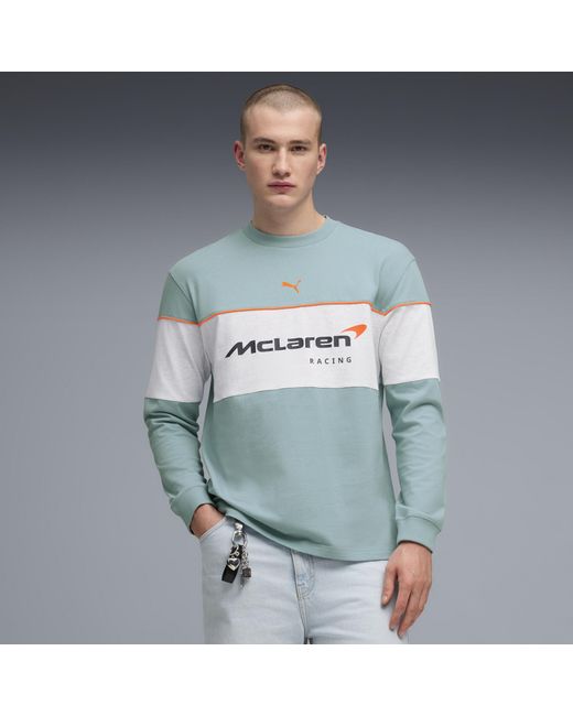 PUMA Blue Mclaren Racing Relaxed Sweatshirt for men