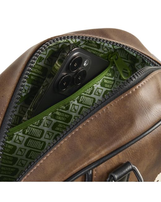 PUMA Brown Archive Mini Grip Bag