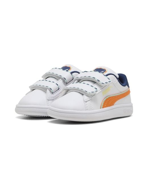 PUMA Blue Smash 3.0 Playdate Sneakers Baby, Schuhe, Glo