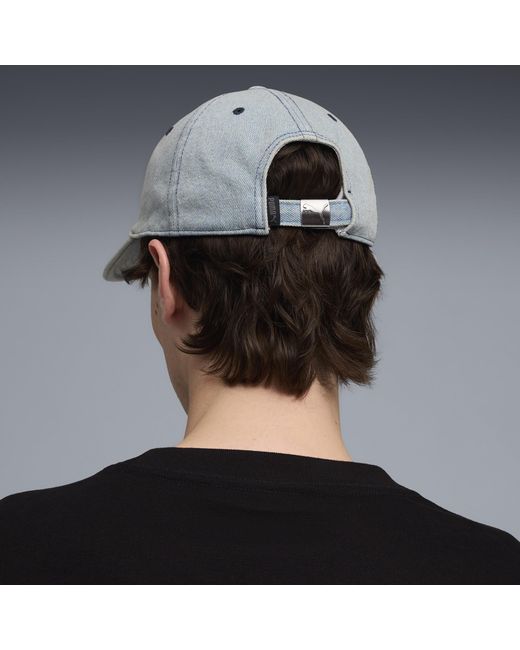 PUMA Blue Wardrobe Essentials Metal Dad Cap