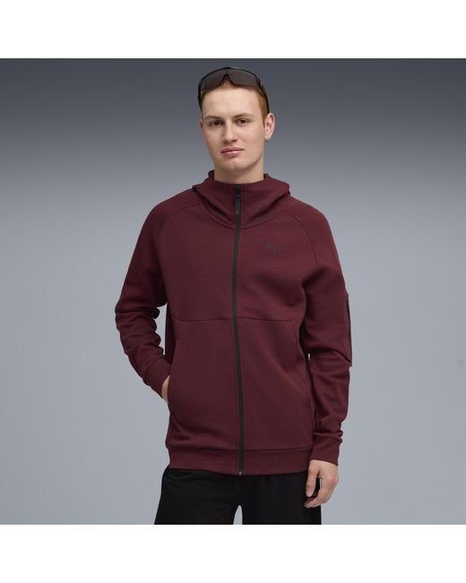 PUMA Red Tech Fz Hoodie for men
