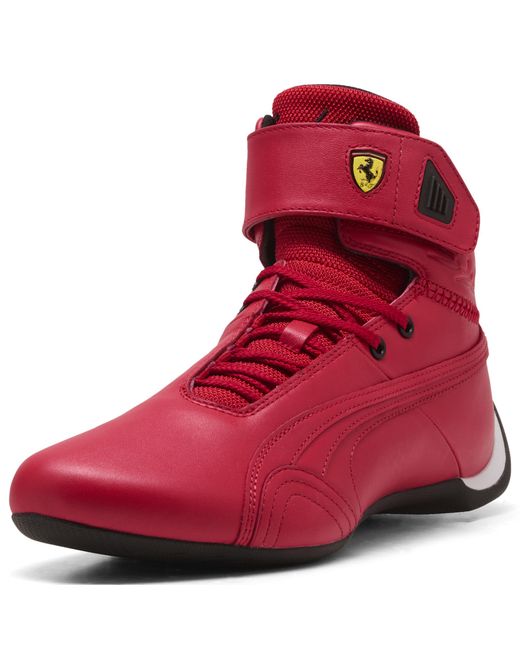 PUMA Red Ferrari Future Cat Hi Monza High Sneakers for men