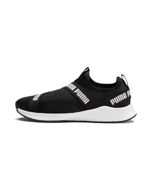 PUMA Black Nrgy Star Men's Slip-on Running Shoes for men