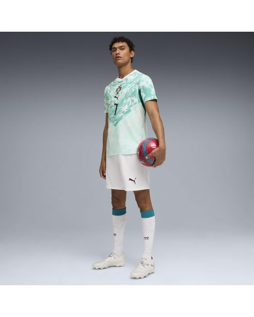 PUMA Blue Portugal Away Authentic Jersey for men