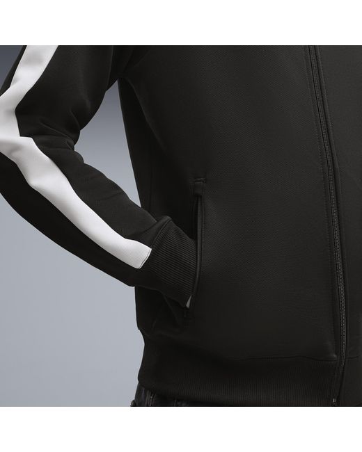 PUMA Black T7 Track Jacket for men