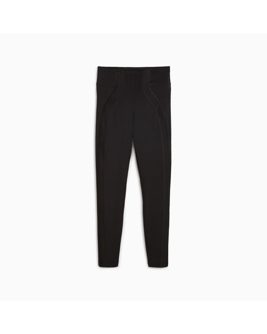 PUMA Cloudspun riblegging Met Hoge Taille in het Black