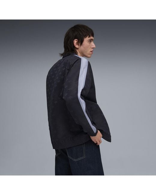 PUMA T7 Gewebte Trainingsjacke Herren, Kleidung in Blue für Herren