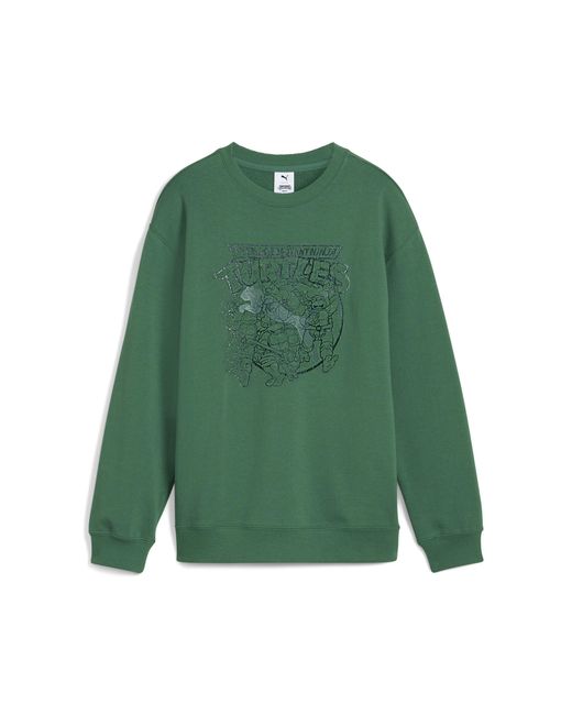 Sudadera Holgada Estampada X Tmnt Juvenil PUMA de hombre de color Green