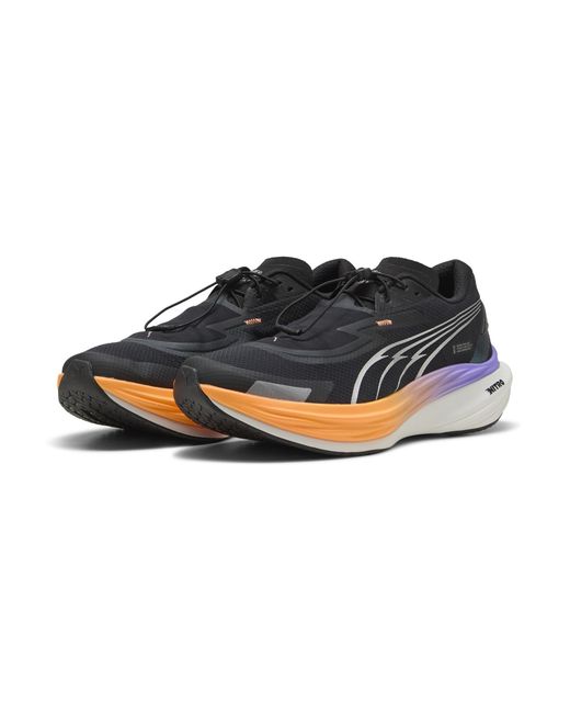 PUMA Black Deviate Nitroâ 3 Winterized Running Shoes for men