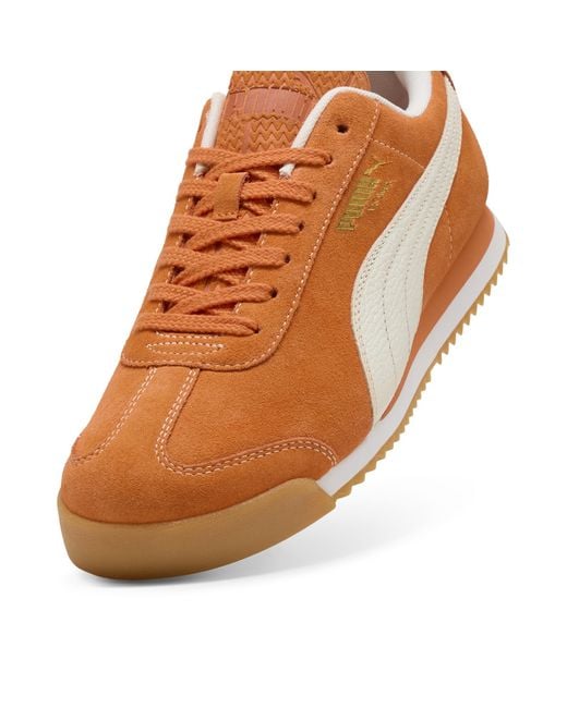 PUMA Brown Roma Suede Sneakers Schuhe