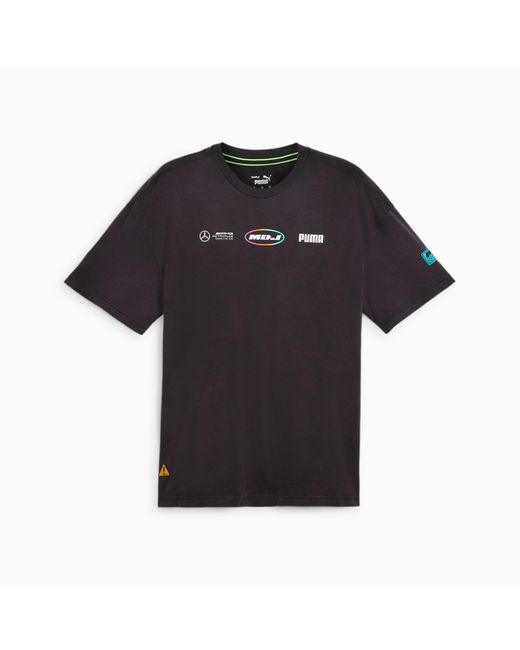 PUMA Mercedes-amg Petronas Motorsport X Mdj Graphic T-shirt in het Black voor heren