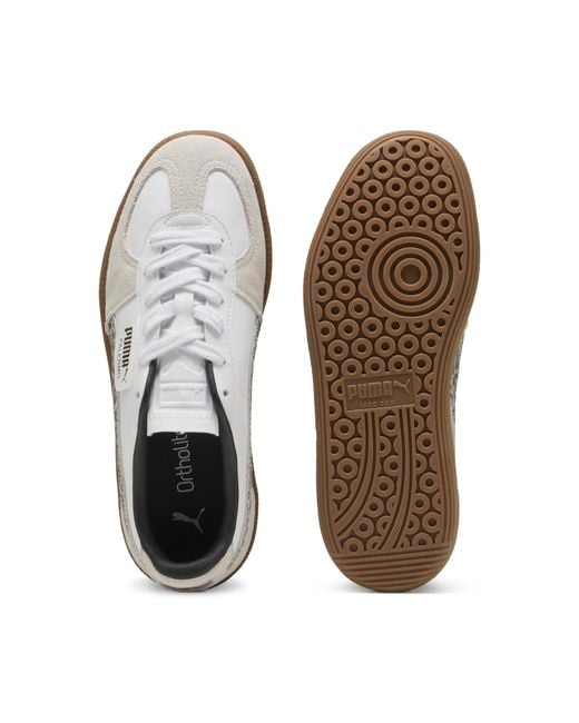 PUMA White Palermo Leo Sneakers