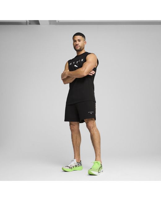 PUMA X HYROX Cut-Off Tanktop in Black für Herren