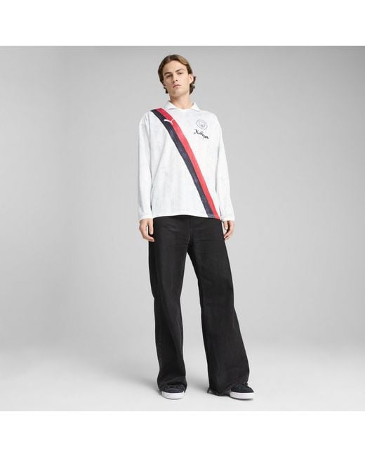 PUMA Kidsuper X Manchester City Retro Shirt Voor Zwart/Wit, Maat in het White voor heren