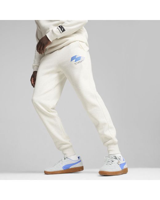 PUMA X HYROX Logo Fleece Hose in White für Herren