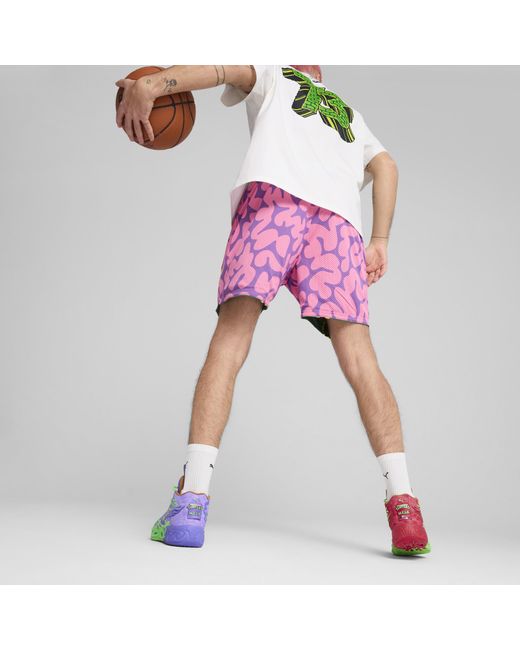 PUMA X Tmnt Wendbare Basketballshorts Herren in White für Herren