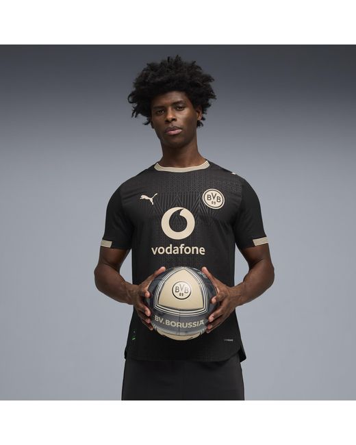 PUMA Black Borussia Dortmund Authentic Special Edition Jersey for men