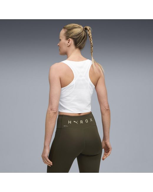 PUMA Gray X Hyrox Ultraspun Crop Tank Top Shirt