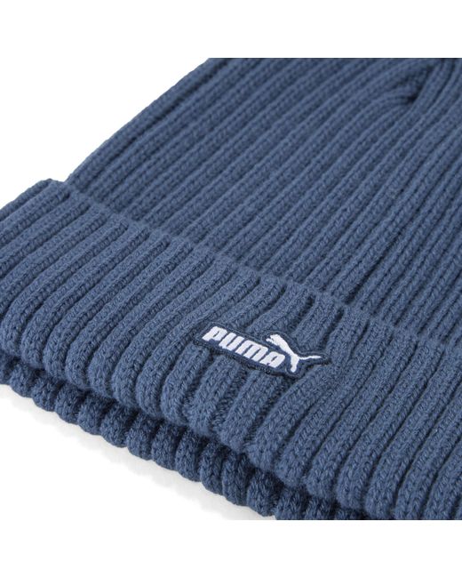 PUMA Blue Essentials Patch Beanie, Accessoires, Dark
