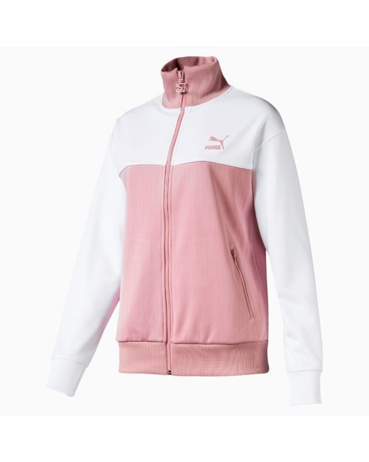 PUMA Pink Classics Women's Poly Track Jacket