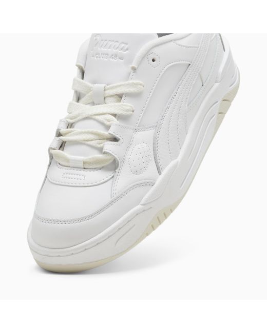 PUMA White 180 Club 48 Sneakers