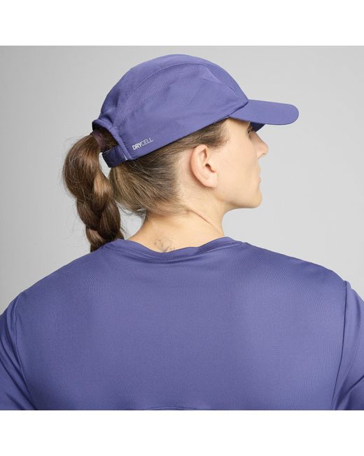 Cappellino Da Training A 4 Pannelli Ad Asciugatura Rapida Per Uomo, Blu/Grigio/Altro di PUMA in Blue