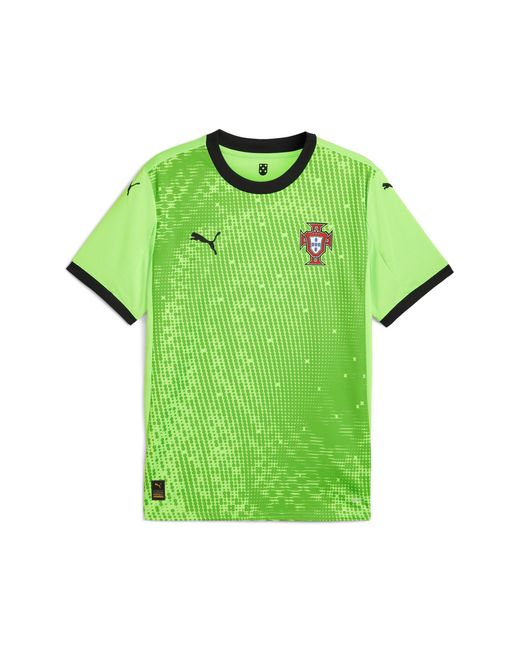 PUMA Green Portugal 2025 Goalkeeper Short Sleeves Jersey for men