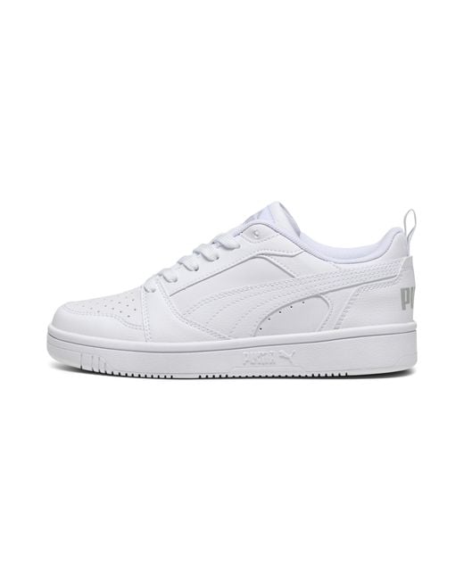 PUMA White Rebound V6 Lo Sneakers Jugendliche, Schuhe, /Cool Light Grau