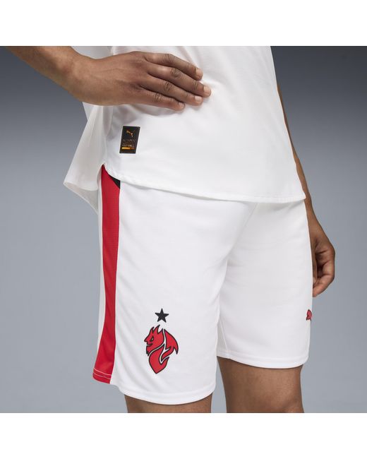 PUMA White Ac Milan 25/26 Shorts for men