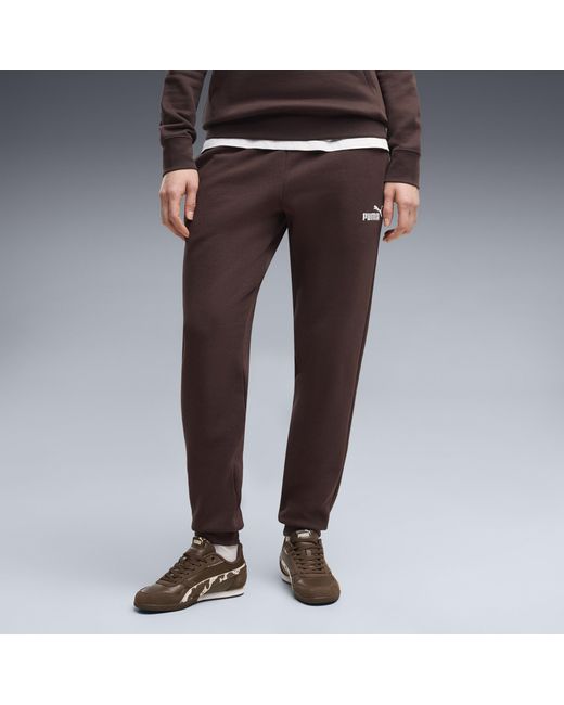 PUMA Brown Ess Small No. 1 Logo Sweatpants