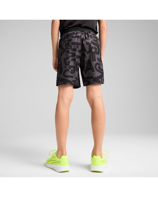 PUMA All Over Print Shorts Youth in Green Lyst UK