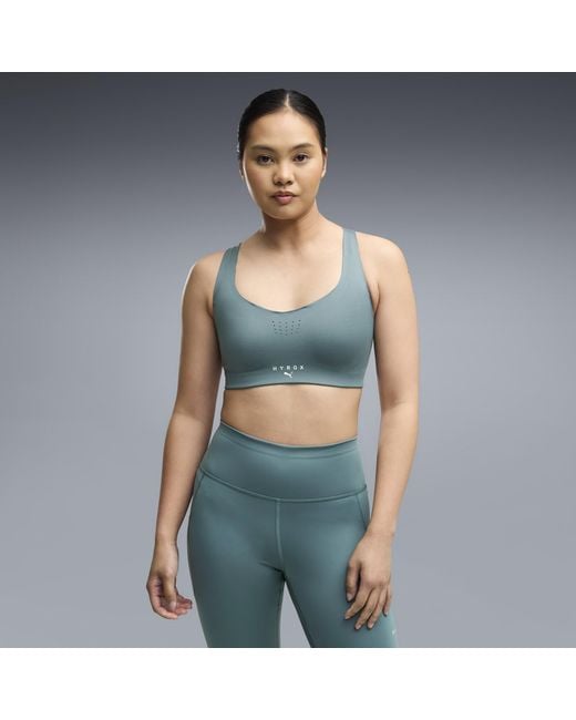 PUMA Green X Hyrox Pwrmode Sports Bra