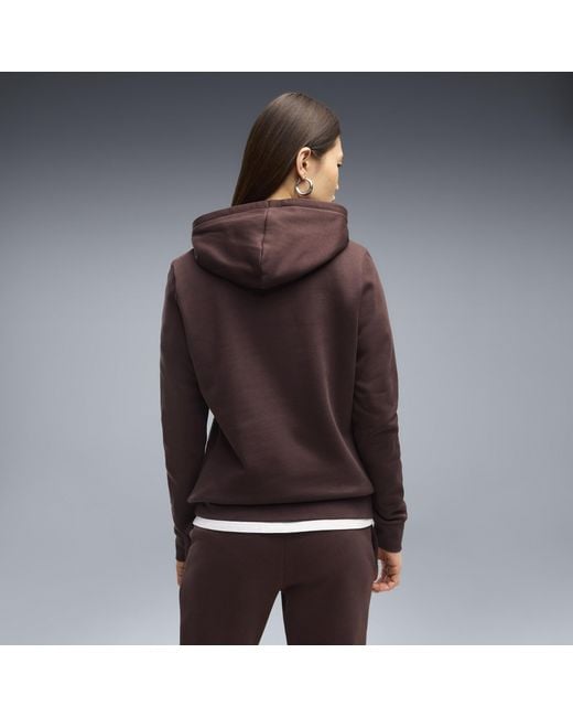 PUMA Brown Ess No. 1 Logo Hoodie