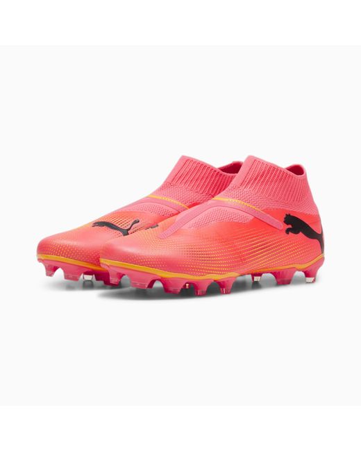 Chaussures De Football Sans Lacets Future 7 Match Fg/ag PUMA en coloris Pink