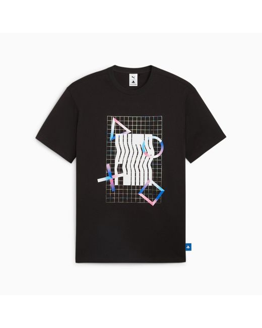 T-shirt X Playstation PUMA en coloris Black
