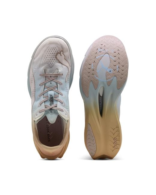 PUMA White Deviate Nitro Elite 4 Running Shoes for men