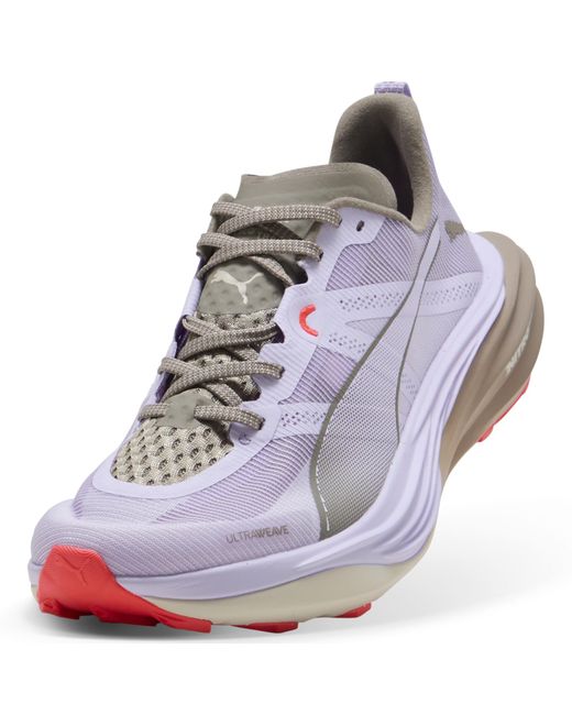 PUMA White Deviate Nitro Elite Trail Running Shoes