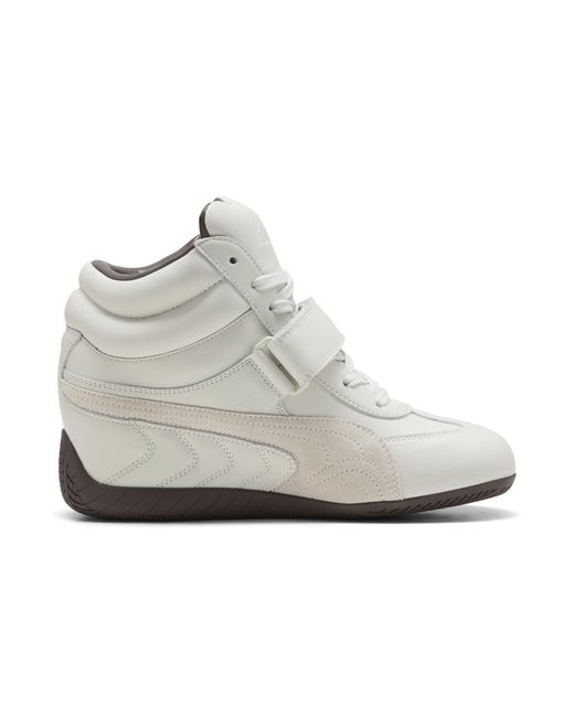 PUMA Metallic Speedcat Wedge Sneakers