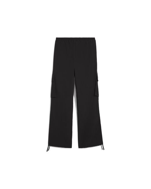 PUMA Black WARDROBE ESS Cargohose in Relaxed Fit