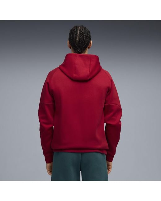 PUMA Red Morocco Tech Hoodie for men