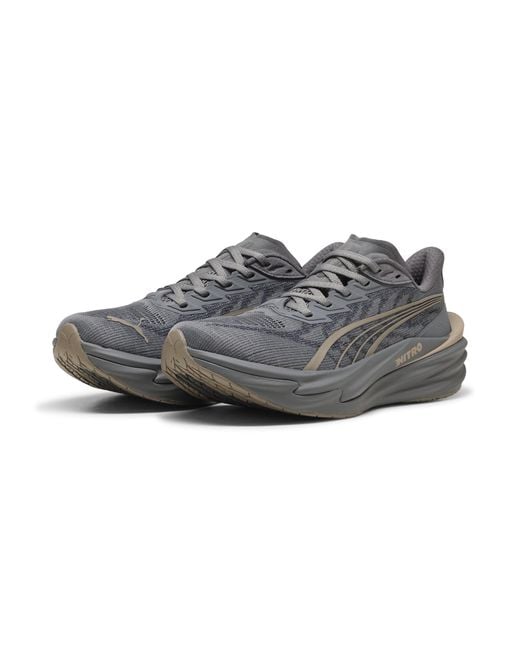 PUMA Black Deviate Nitroâ 4 Road Running Shoes