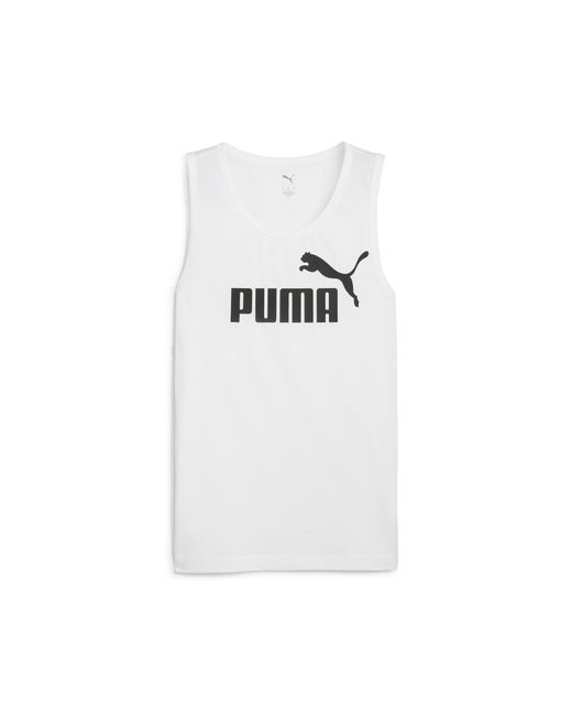 PUMA White Essentials No. 1 Logo Tank Top