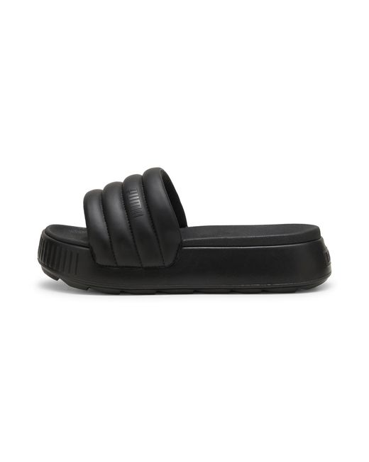 PUMA Black Karmen Puffy Slides