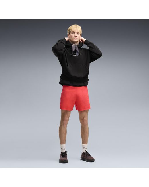 PUMA Black Run Culture Collective Boxy Hoodie for men