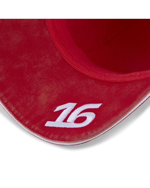 PUMA Red Scuderia Ferrari Replica Monza Charles Leclerc Baseball Cap