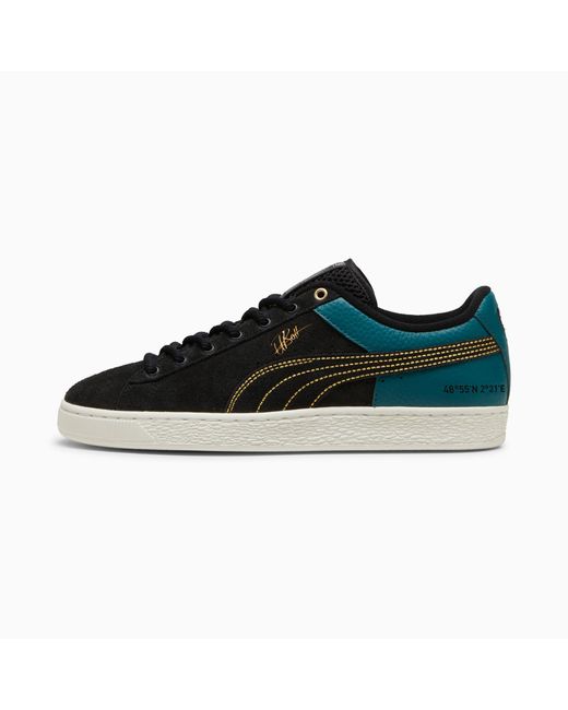 PUMA Black X Usain Bolt Suede Sneakers /Cold