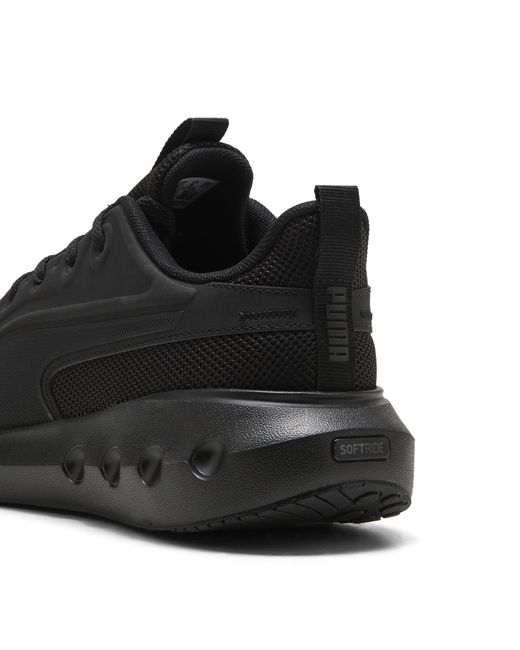PUMA Black Softride Carson Sneakers for men
